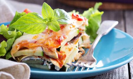 #RECETA de lasaña de vegetales