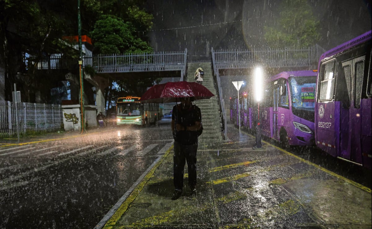 Se registra la lluvia más intensa este sábado 27 de septiembre en la CDMX
