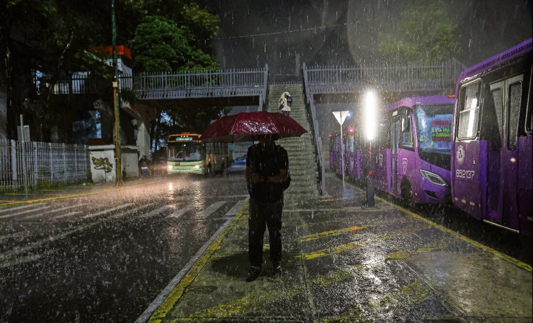 Una intensa lluvia. Foto: Archivo / EL UNIVERSAL