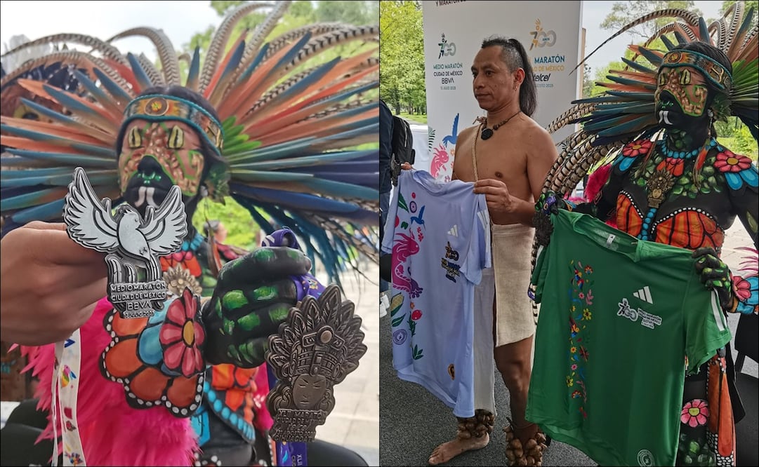 Así son las medallas y playeras del Maratón y Medio Maratón de la CDMX / Fotos: Leobardo Vázquez - EL UNIVERSAL
