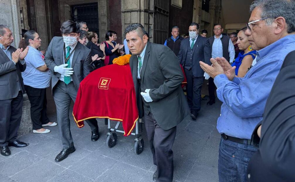 Rinden homenaje a Juan Salgado Brito, secretario de Gobierno de Morelos (27/10/2025). Foto: Especial