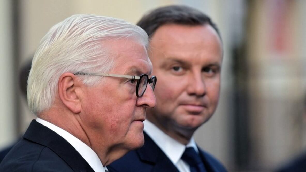 El presidente alemán Frank-Walter Steinmeier (a la izquierda) pidió perdón a Polonia por la Segunda Guerra Mundial (Foto: Reuters)