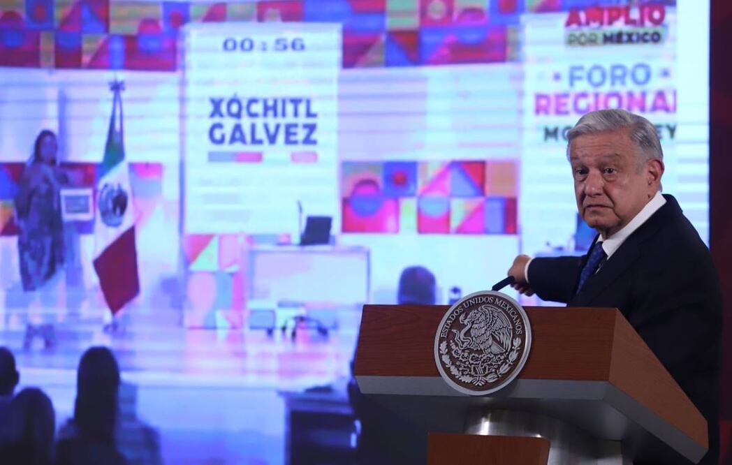 AMLO responde a Xóchitl Gálvez. Foto: Berenice Fregoso