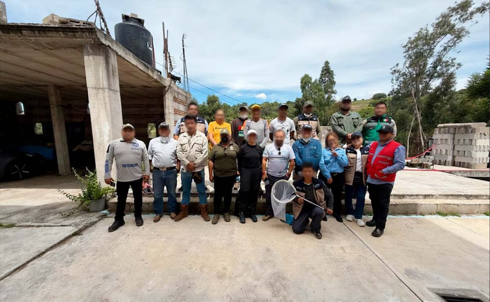 Capacitan a familia en cuya casa anida una colonia de murciélagos, en Tlaxcala. Foto: Profepa