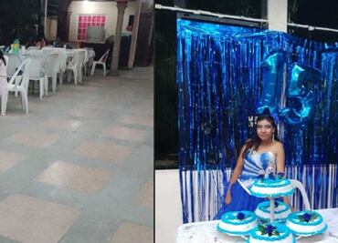Dejan plantada a quinceañera; rentan salón y solo llegan invitados de dos mesas