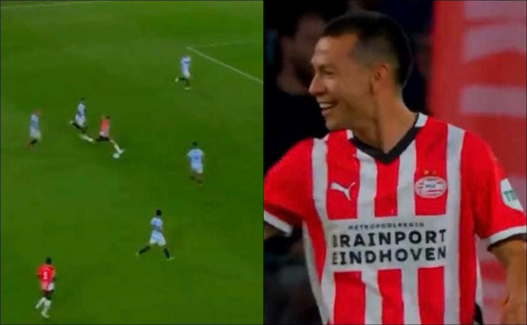 Chucky Lozano anotó doblete con PSV en el arranque de temporada de la Eredivisie / FOTO: ESPECIAL