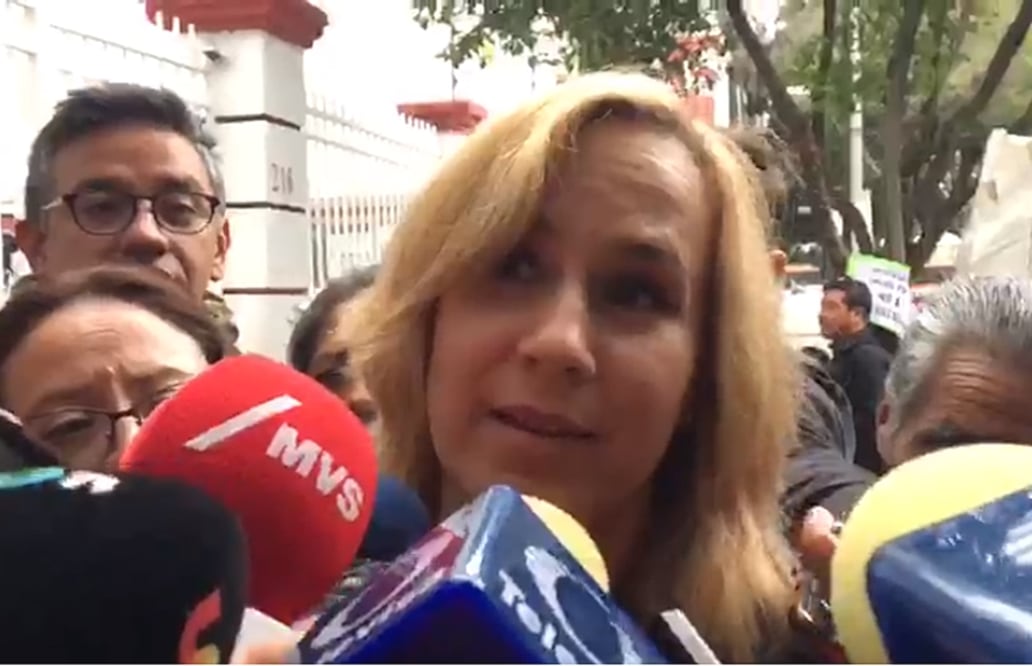 Guadalupe Phillips, CEO de ICA, aseguró que su reunión fue para expresar su apoyo al presidente electo. Foto: Tomada de video