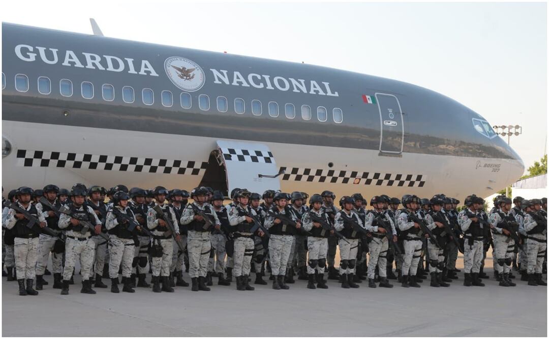Llegan a Sinaloa otros 100 elementos de la Guardia Nacional para reforzar la estrategia de seguridad. Foto: Especial
