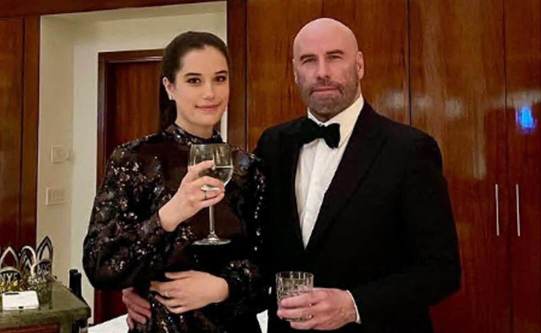 John Travolta y su hija Elle. Foto: Instagram 