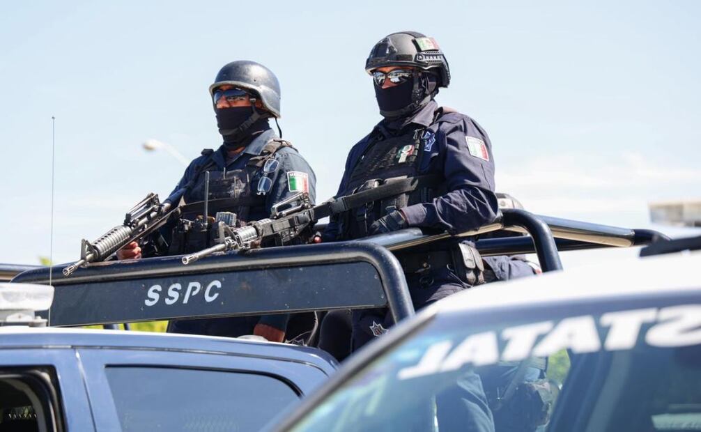 Policías llevarán acabo labores de seguridad (12/11/2025). Foto: Especial