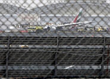 Reabren aeropuerto de Dubái tras accidente