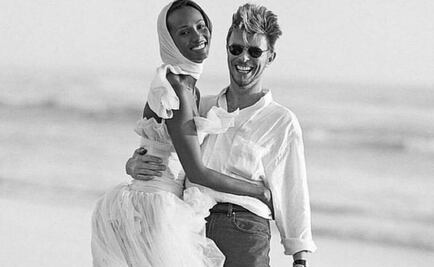 Iman, viuda de Bowie, lo recuerda en su aniversario de bodas