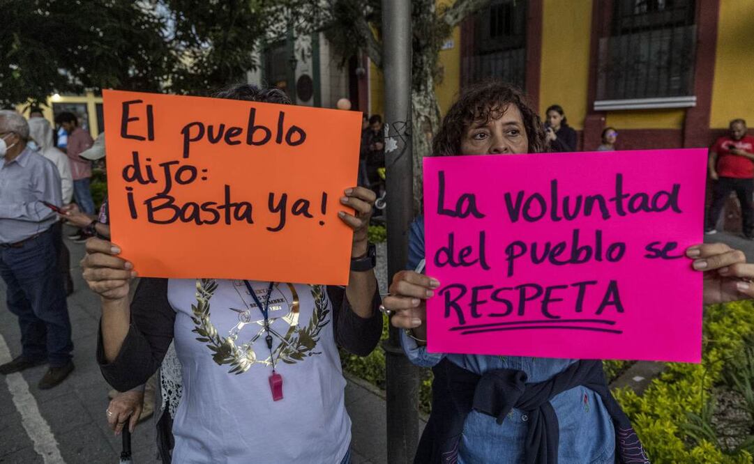Manifestación en Guatemala tras suspensión de Grupo Semilla. Foto: EFE