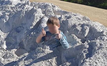 Niño muere tras foto en montículo de tierra caliza en Brasil: ¿por qué es tóxico este polvo?