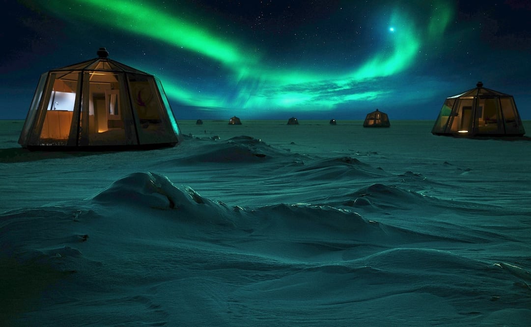 Al estar en este hotel de cristal podrás apreciar auroras boreales. (Foto: Cortesía Luxury Action)