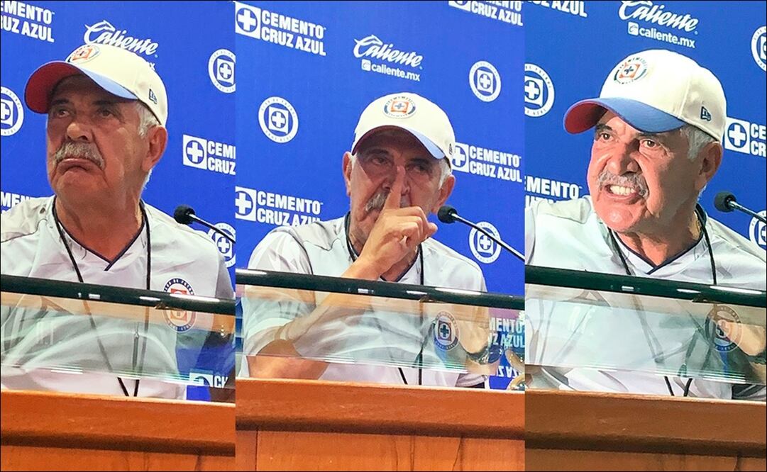 Ricardo Ferretti encaró a un reportero por acusarlo de faltar a los entrenamientos de Cruz Azul / FOTO: ESPECIAL
