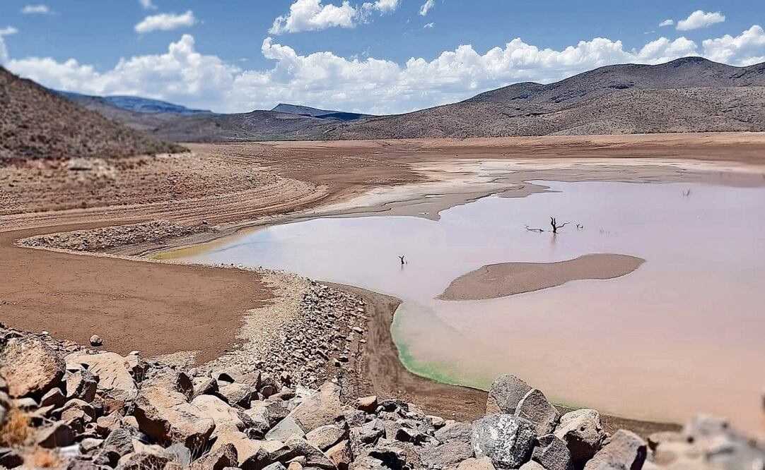 En regiones rurales de Chihuahua se registran lagunas secas; además, no se ha alcanzado la acumulación de agua suficiente en las presas. Foto: Especial