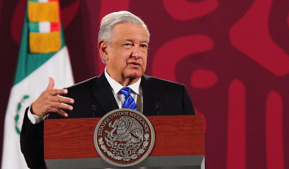 López Obrador aseguró que es “indudable” que se politizó el incidente que involucró a dos dos aviones de Volaris en el AICM. Foto: Diego Simón Sánchez