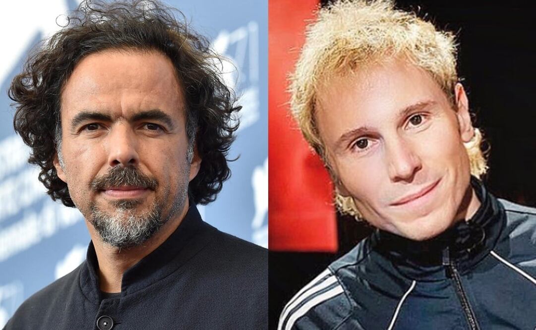 El cineasta mexicano Alejandro Iñárritu y el actor español Rubén Ochandiano. Foto: Ettiore Ferrari/ @rubenochandiano