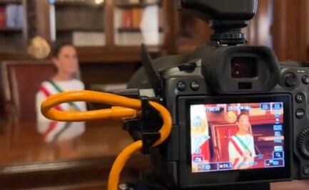 VIDEO: Claudia Sheinbaum revela la foto oficial presidencial; así fue el detrás de cámaras