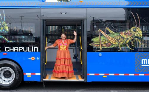 Mexico City inaugurates new 'Grasshopper' trolleybus line connecting Chapultepec to Ciudad Universitaria