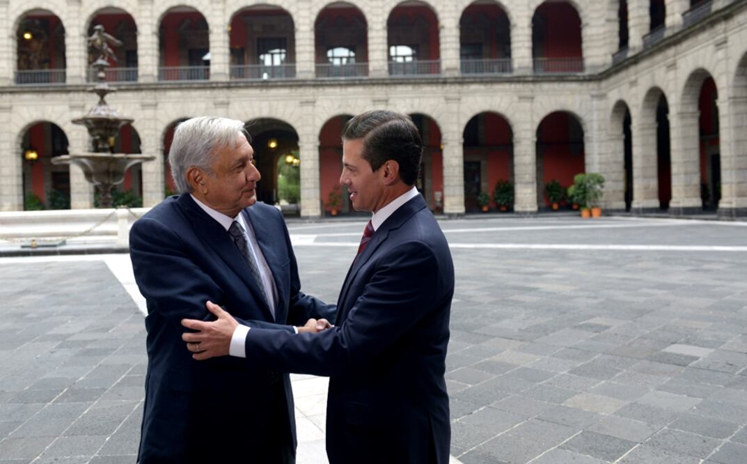 Se reúnen AMLO y Peña Nieto para hablar de la transición. Foto: Especial