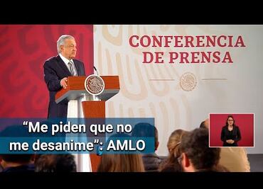 AMLO: “Recibo mucho apoyo de la gente”