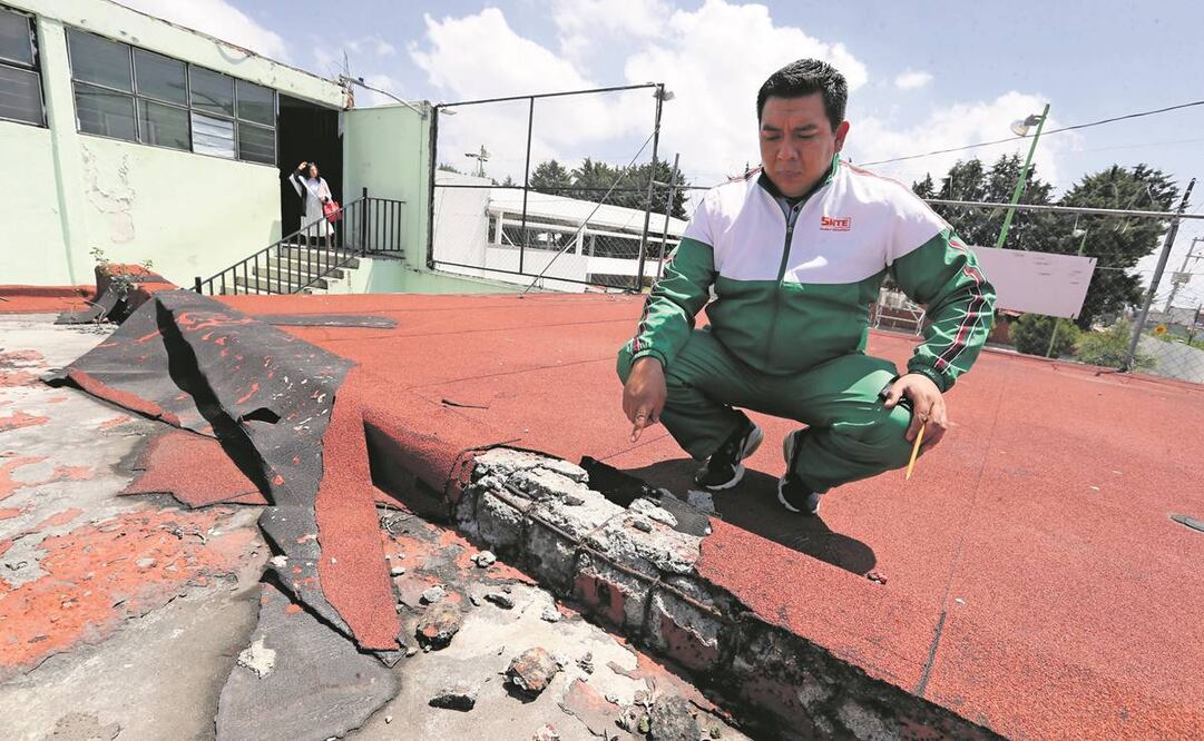Una de las escuelas que requiere una rehabilitación es Vasco de Quiroga, de la que Educación estatal ya tiene conocimiento. Foto: Archivo EL UNIVERSAL