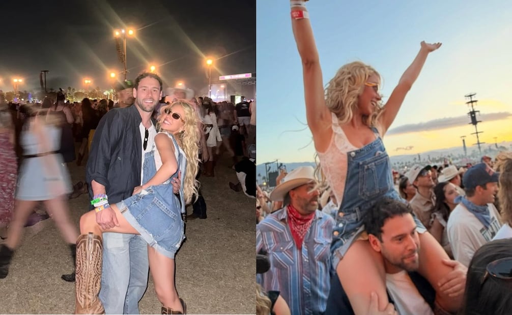 Sydney Sweeney y Scooter Braun en el festival Stagecoach 2026. Foto: Instagram oficial.
