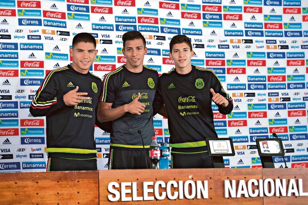 Nueva camada: Martín Barragán, Ángel Sepúlveda y Ángel Zaldívar pretenden mostrar cualidades para continuar (ERNESTO PÉREZ M. IMAGO7)