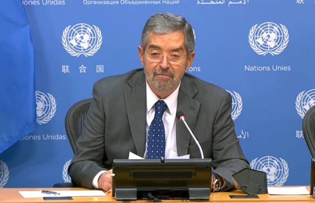 El embajador mexicano ante la ONU, Juan Ramón de la Fuente. Foto: Especial