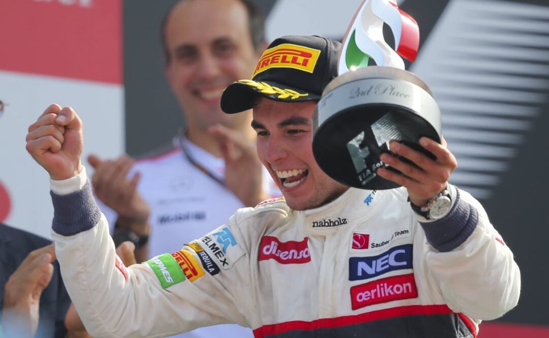 El mexicano logró el segundo lugar en Monza. / Foto: ARCHIVO EL UNIVERSAL