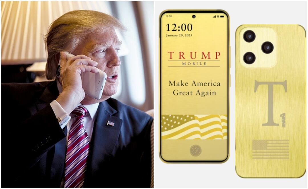 Trump Mobile; así es el teléfono con el que Donald Trump quiere competir con Apple
Foto: Captura de pantalla en X 