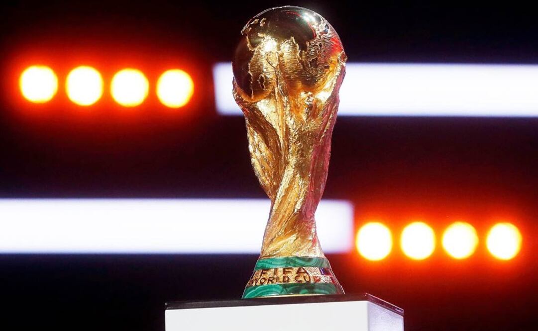 El trofeo de la Copa del Mundo. Foto: EFE