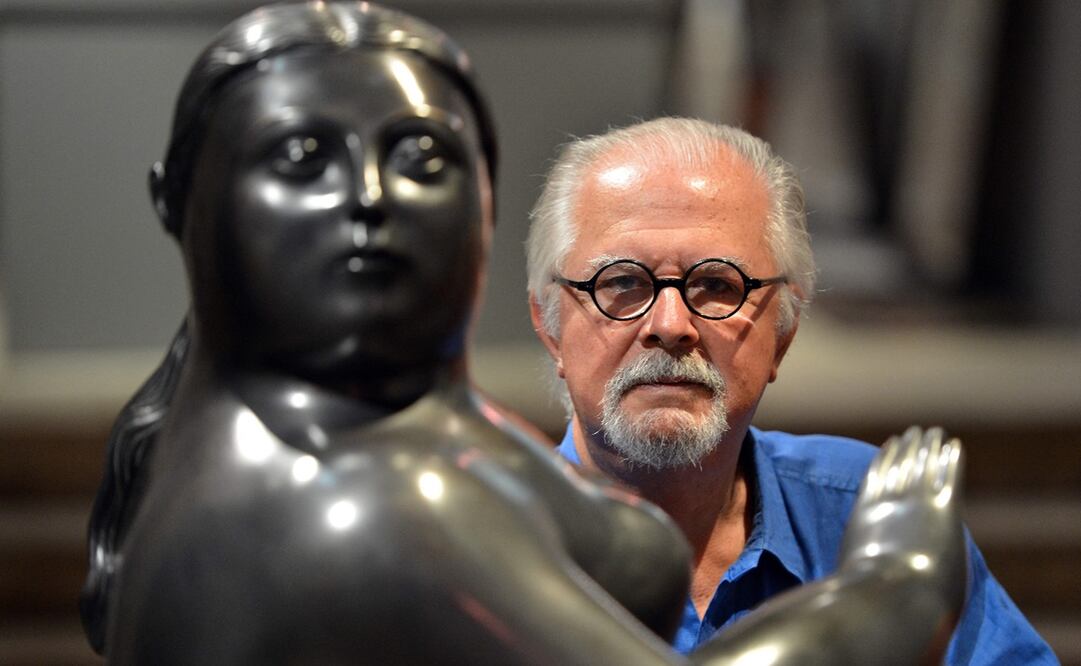 El artista Fernando Botero. Foto: Gabriel BOUYS / AFP, Archivo EL UNIVERSAL.