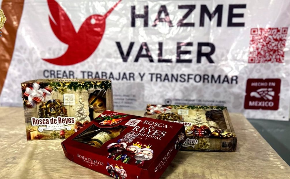 Más de 80 reclusos realizan roscas de reyes (28/12/2025). Foto: Especial