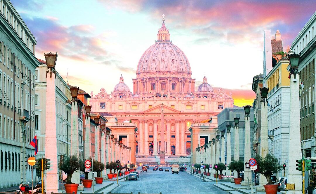 Vista de la calle principal del Vaticano / foto: EFE