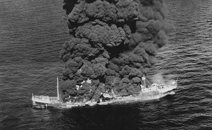 El día que el “Potrero del Llano”, barco de Pemex, fue hundido por un submarino nazi