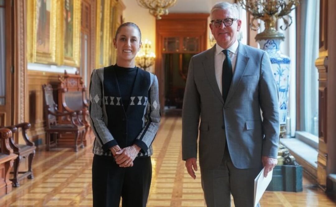 Claudia Sheinbaum con Börje Ekholm, CEO de Ericsson. Foto: Tomada de X