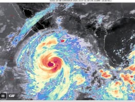 "Priscilla" se intensifica a huracán categoría 2; provocará lluvias intensas y oleaje elevado en el Pacífico mexicano