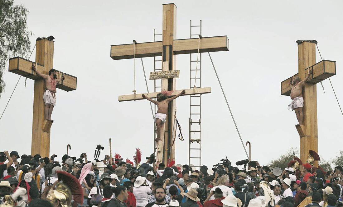 El Viernes Santo, la celebración de la Pasión de Cristo en Iztapalapa este 2022 sí será con gente. Foto: archivo