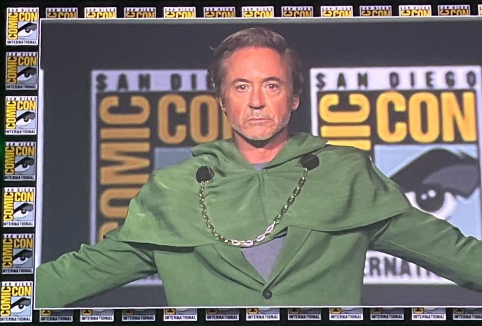 En la Comic Con 2024 se confirmó el regreso de  Robert Downey Jr. al UCM como Dr. Doom. Foto: @mcu_direct