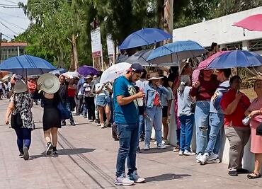 Crónica. Ni el sol detuvo los comicios en la zona oriente del Edomex