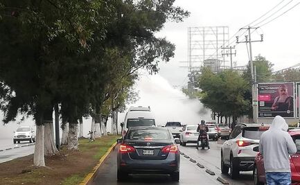 Incendio de camión repartidor de agua paraliza circulación en Tultitlán