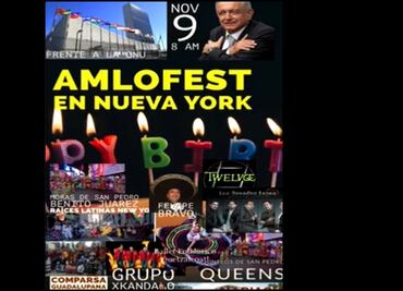 Con mariachis y chinelos, alistan AMLOFest para recibir a López Obrador en NY