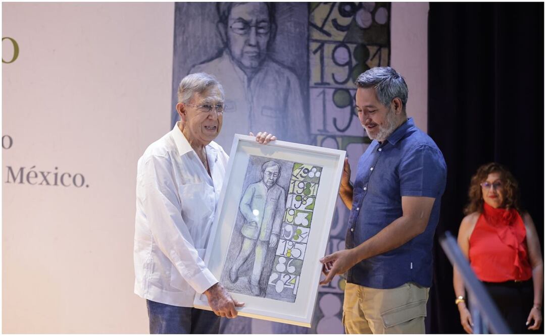 Cuauhtémoc Cárdenas es homenajeado en Michoacán. Foto: Especial