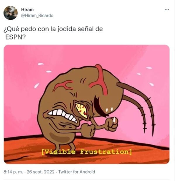 Señal de ESPN se cae y los revientan en redes sociales