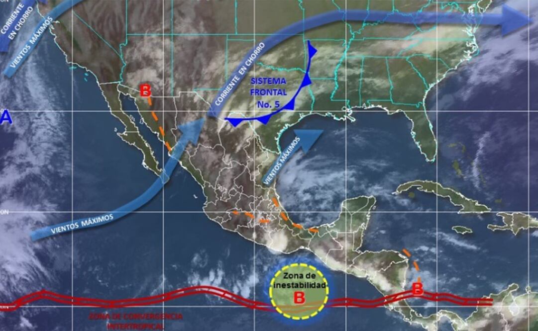 Imagen tomada de @conagua_clima