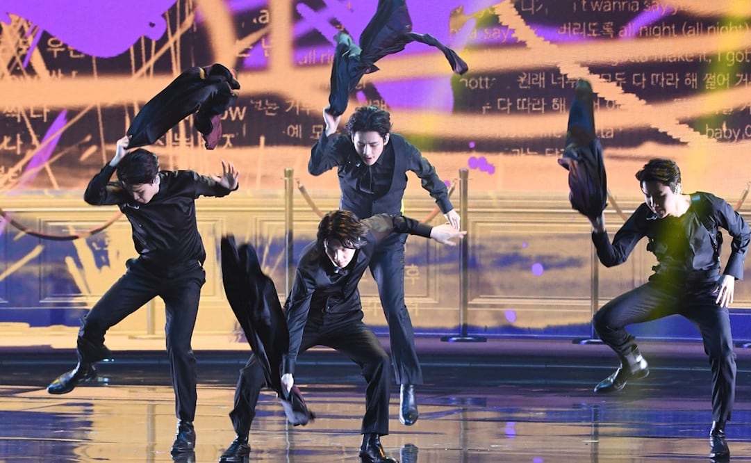 El grupo surcoreano BTS se presentará en tres conciertos en la CDMX este 2026. Foto: VALERIE MACON / AFP.