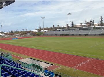 El estadio de Bermudas, una trampa para los futbolistas